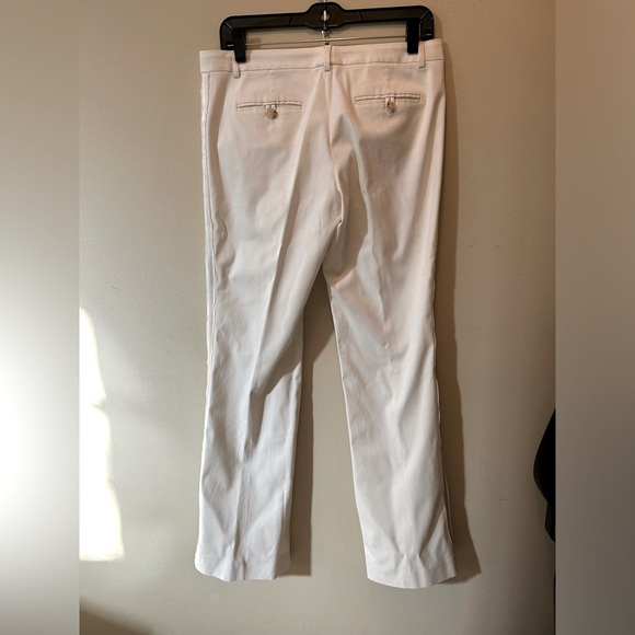 Theory - Cream White Dress Pants - Size 8 - Picture 2 of 3